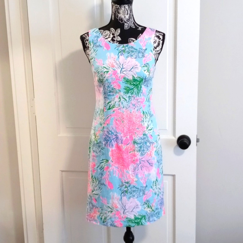 🆕️ 🌊HTF Lilly Pulitzer🌊 - Maurina Linen Shift Dress